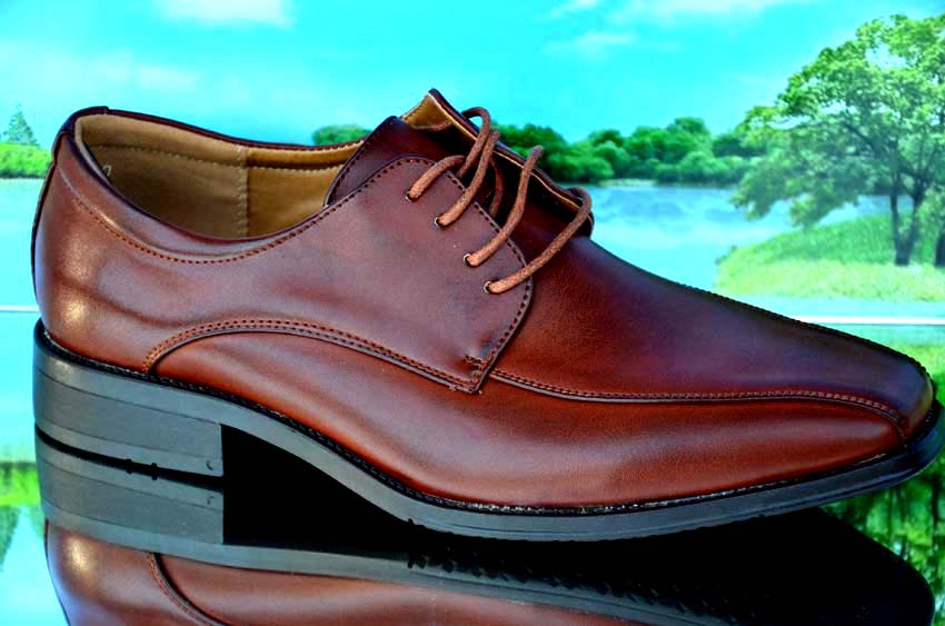 BUTY WIZYTOWE DO GARNITURU SPORTOWE SKÓRA CASUAL ORYGINALNE KLASYCZNE BRĄZ Marka inna