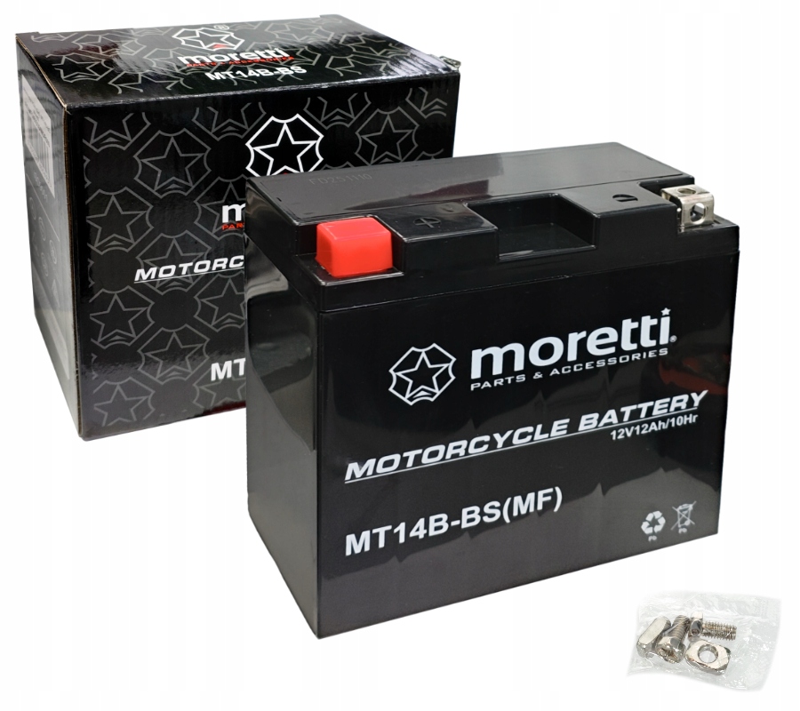 Akumulator MT14B YT14B-BS Moretti Żelowy Agm 12V 12AH 235A