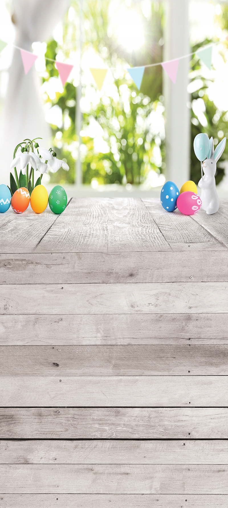 Grube tło WIOSENNE tła wielkanocne 160x300 WLKN061 Kod producenta 44485280