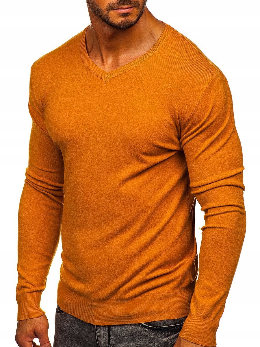 

Sweter Męski W Serek Camelowy YY03 DENLEY_2XL