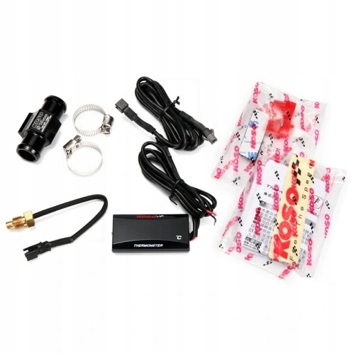 WSKAŻNIK TEMPERATURY TERMOMETR MOTOCYKL LCD KOSO EAN (GTIN) 5905157031349