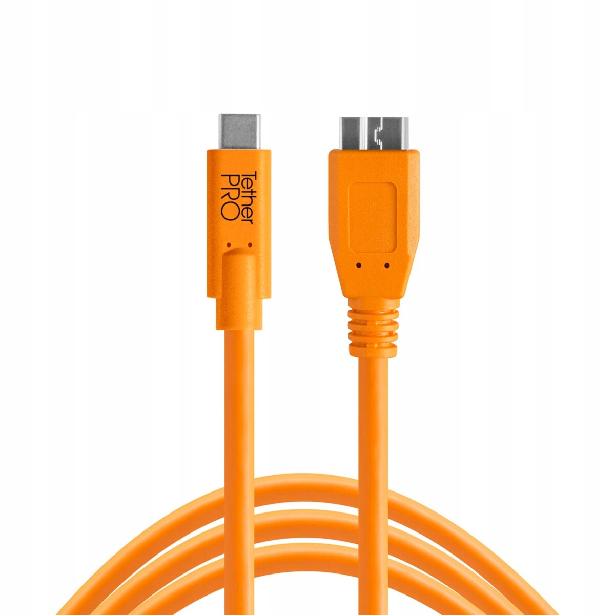 Kabel do tetheringu Tether Tools Pro Usb-c na Micro-B 4,6m Pomarańczowy