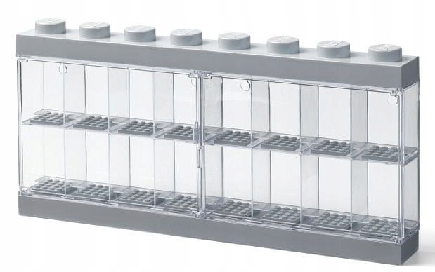 Lego 4066 vitrína, vitrína, kontejner na minifigurky pro 16 minifigurek