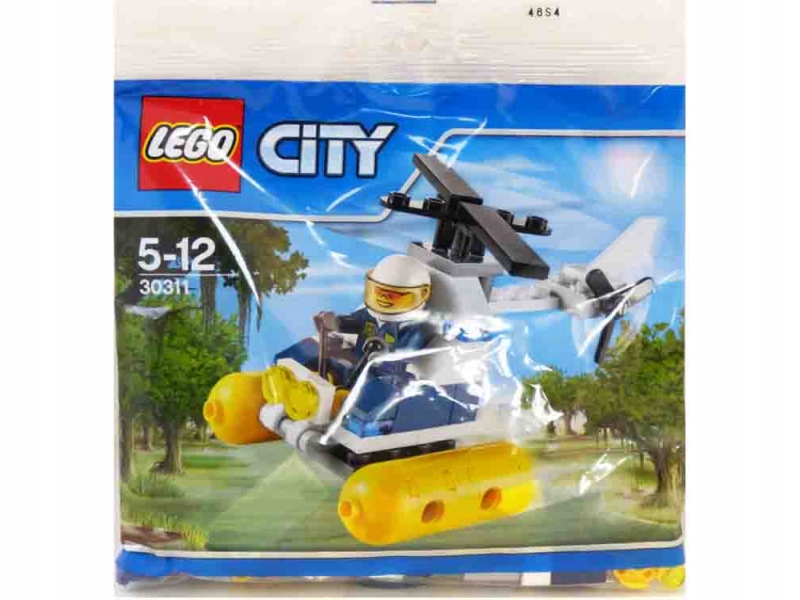 Lego City 30311 Helikopter Policyjny saszetka z klockami