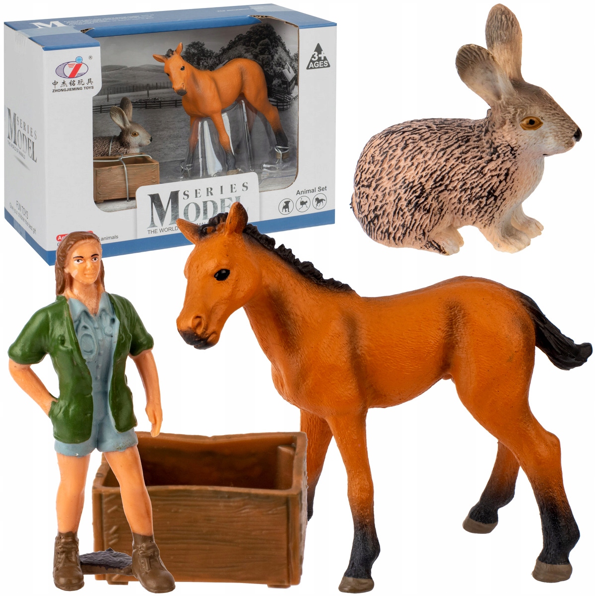 ZWIERZĘTA DOMOWE ZESTAW FARMA Z FIGURKĄ