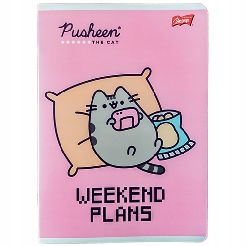 

Zeszyt Laminowany A5/32K Kratka Pusheen Unipap
