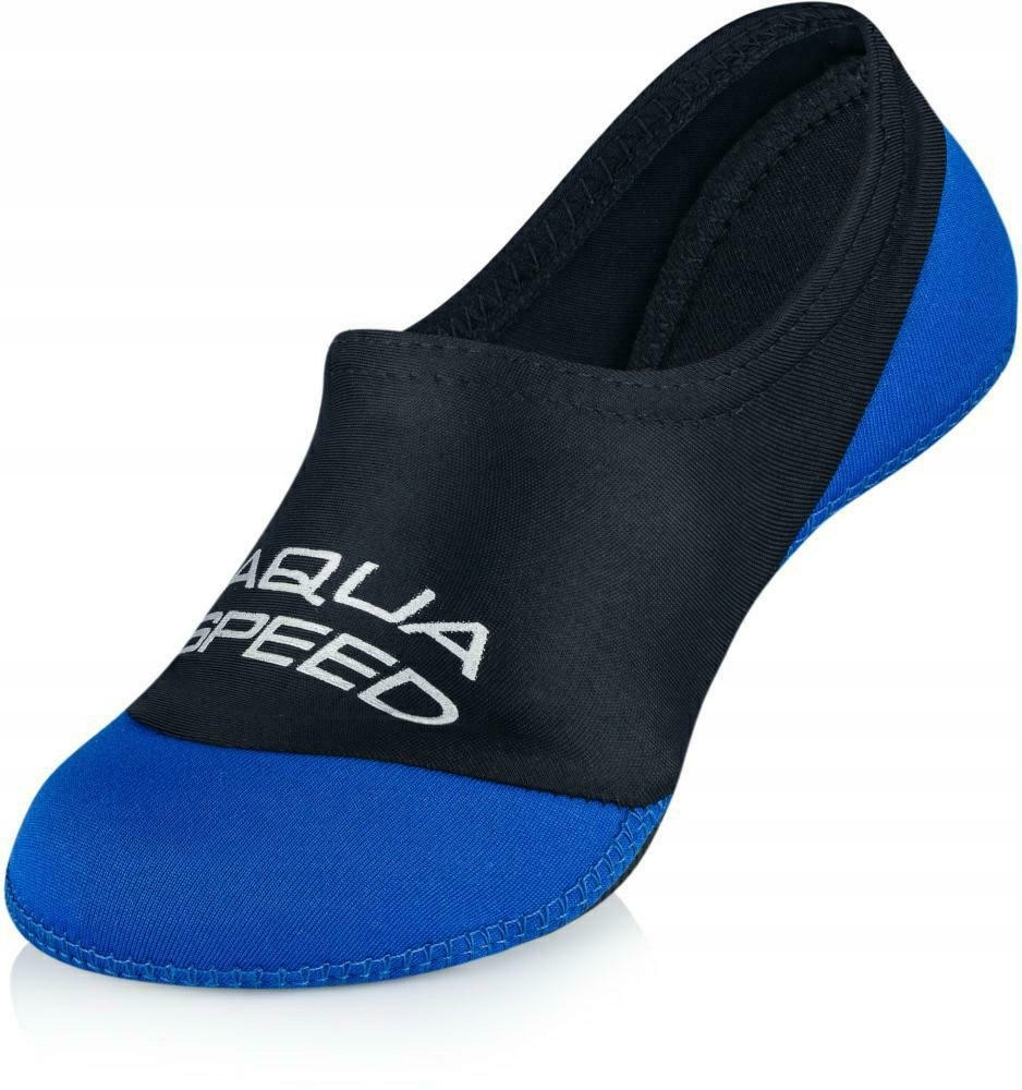 Buty plażowe Aqua-speed Neo k. 11 czarno-niebieskie r. 32/33