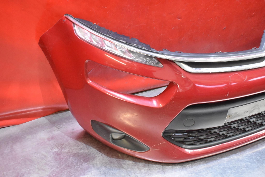 bumper front front red CITROEN C4 PICASSO 2 II 13-17