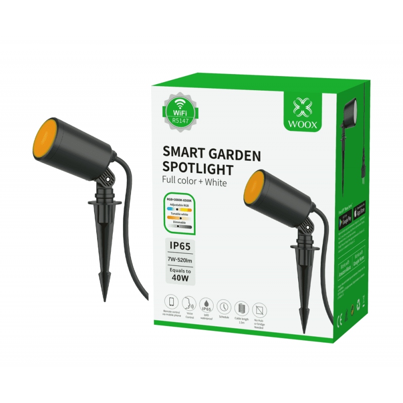 

Woox Reflektor Led, lampa ogrodowa Rgbw WiFi Tuya
