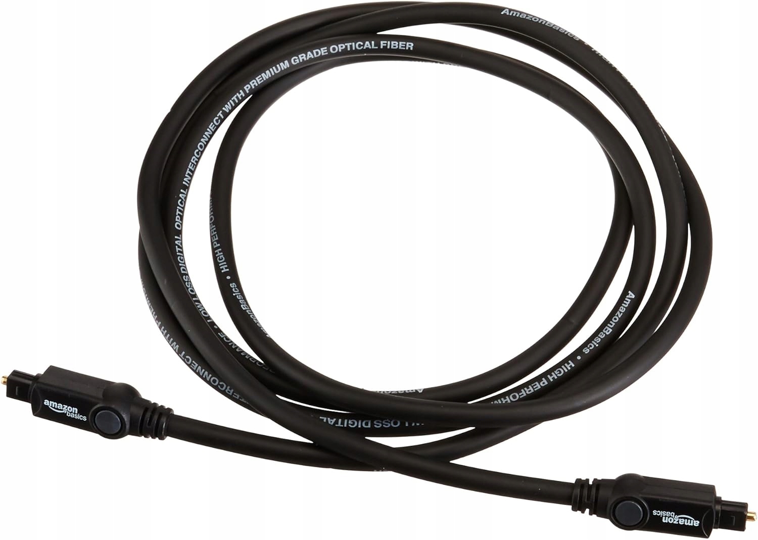 AmazonBasics 7GSW 1.8m TOSLINK TOSLINK Czarny kabel audio