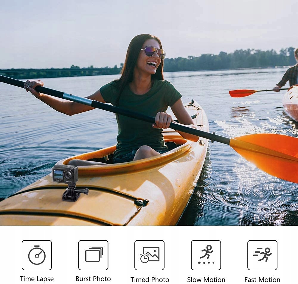 AKASO Kamera Sportowa 4K 30FPS 20MP Wodoodporna 40M EIS WiFi Touchscreen — miniatura 2