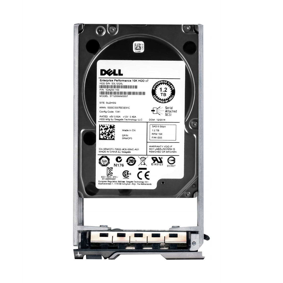 Dell 0RMCP3 1,2 Tb SAS-2 10K 64 Mb 2,5'' ST1200MM0007