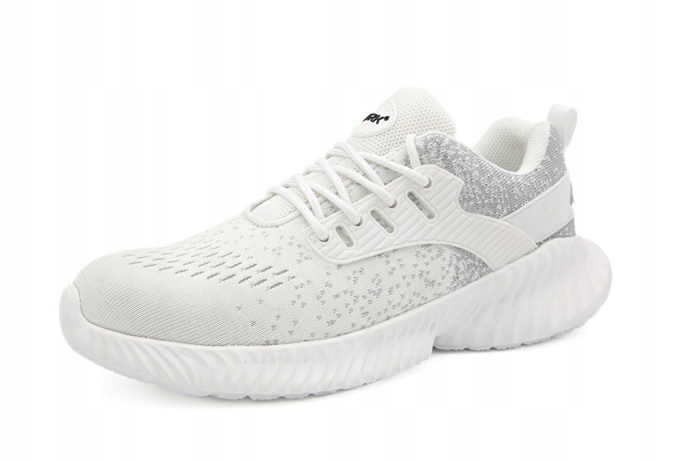 Lekkie białe półbuty robocze S1 Src flyknit Eva En Iso 20345 trwałe R. 41