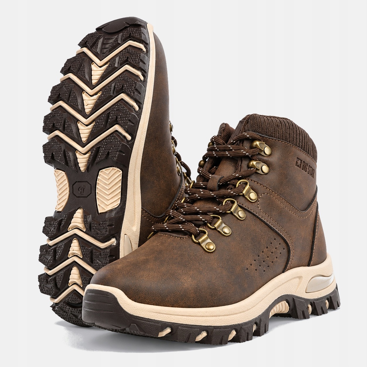 Dámské Big Star Sportovní Outdoorové Boty Hnědé UUU274283-40