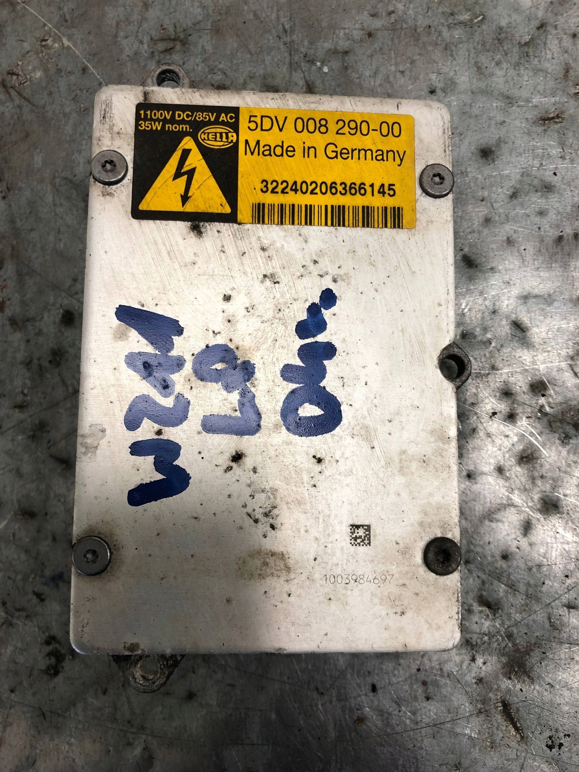 control unit XENON left front MERCEDES W211 5DV008290