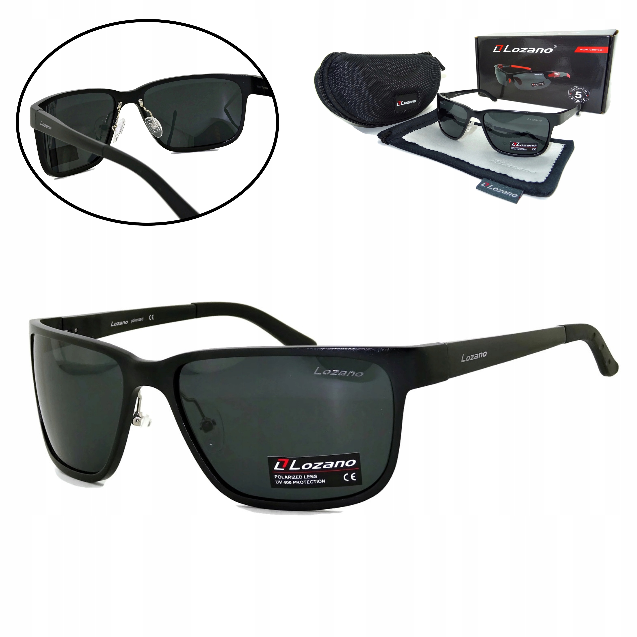 Pánské Sportovní Sluneční Brýle Polarizace A Ochrana UV400 Pouzdro