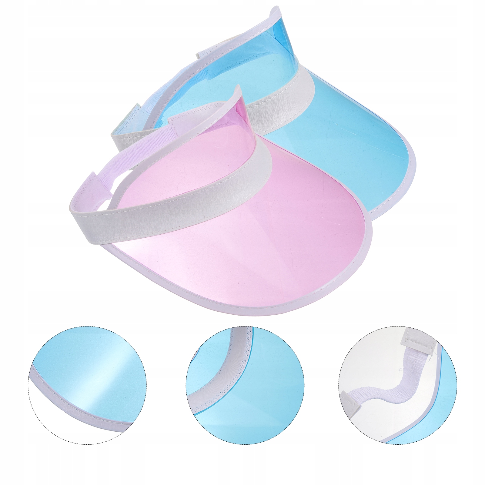 CZAPKI PRZECIWSŁONECZNE MĘSKIE DAMSKA DASZKA OCHRONNA 2 SZT Płeć kobieta