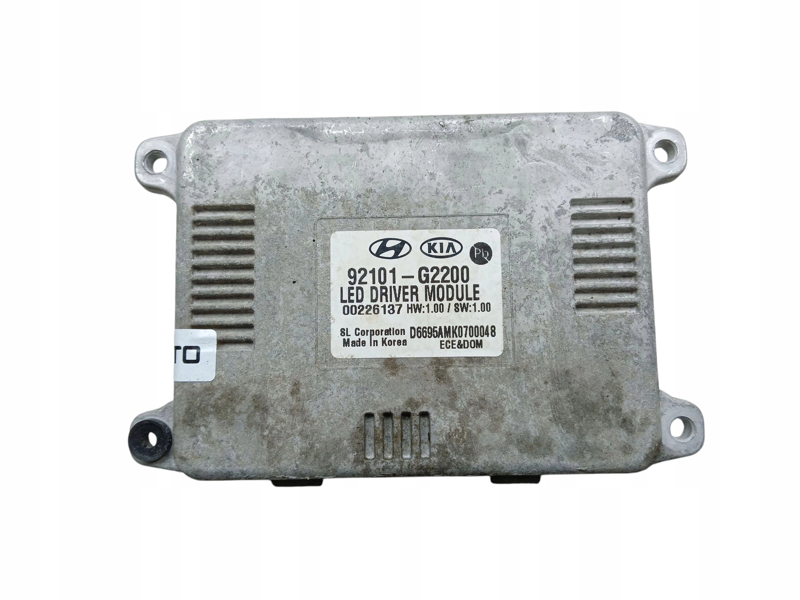 control unit module LED HYUNDAI IONIQ ELECTRIC LIFT 92101-G2200