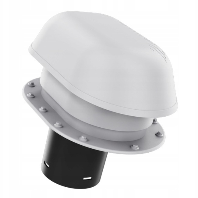 Sanitární větrací otvor fi 125 pro ploché krytiny Ral 7036