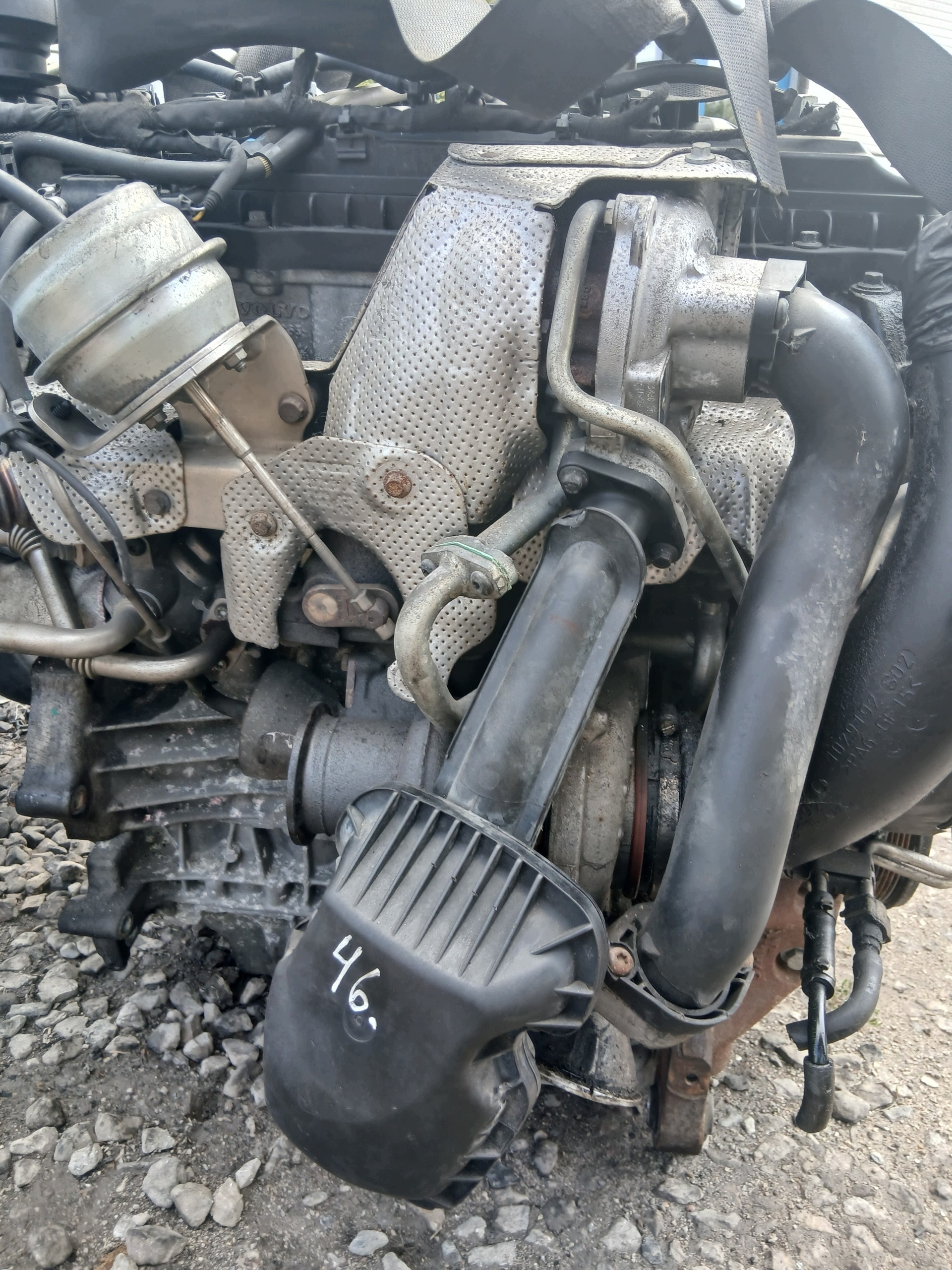 VOLVO XC60 XC90 2.4 D5 BITURBO 2009 D5244T engine complete KPL 194 TYS KM