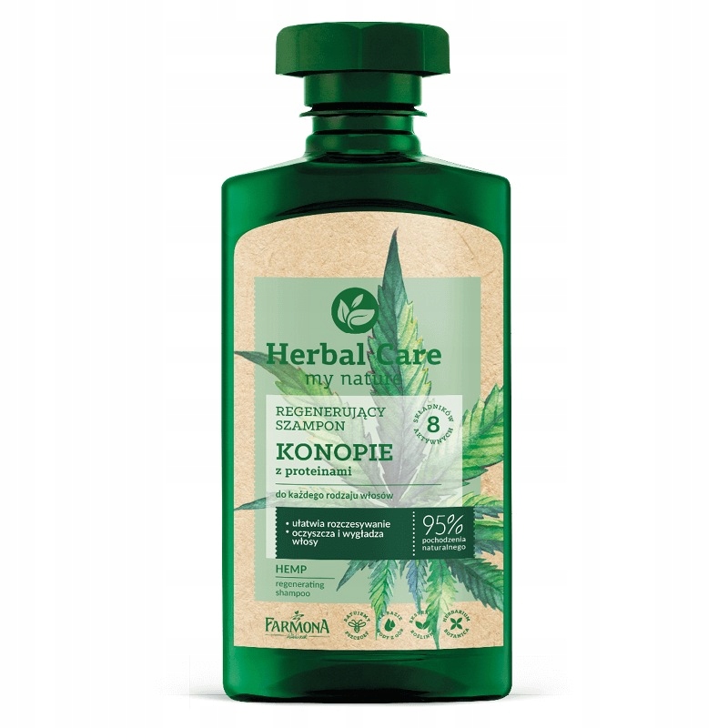 

Herbal Care Konopie 330 ml szampon regenerujący