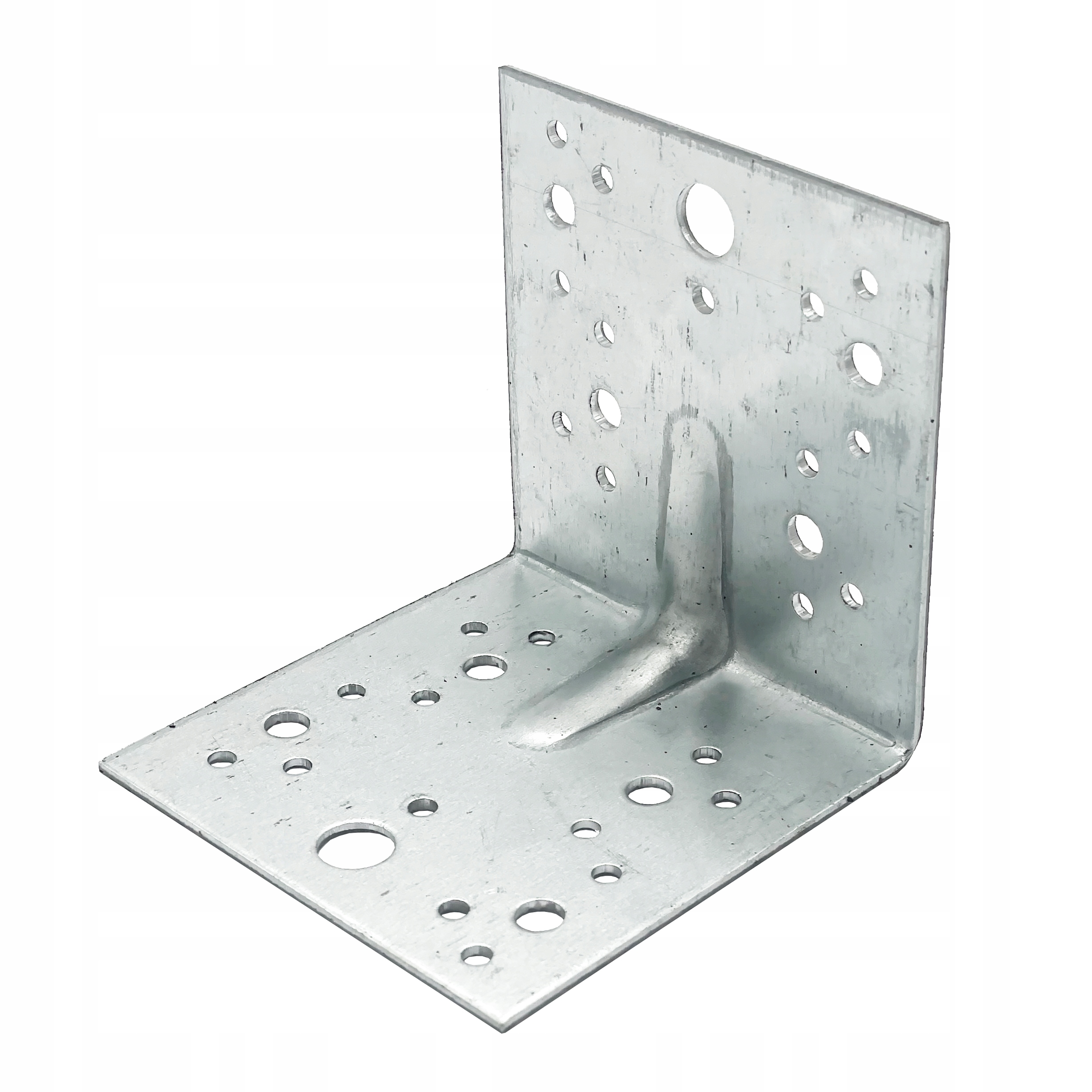 20 x Úhelník s prolisem 100x100x100x2,5 mm, tesařská spojka