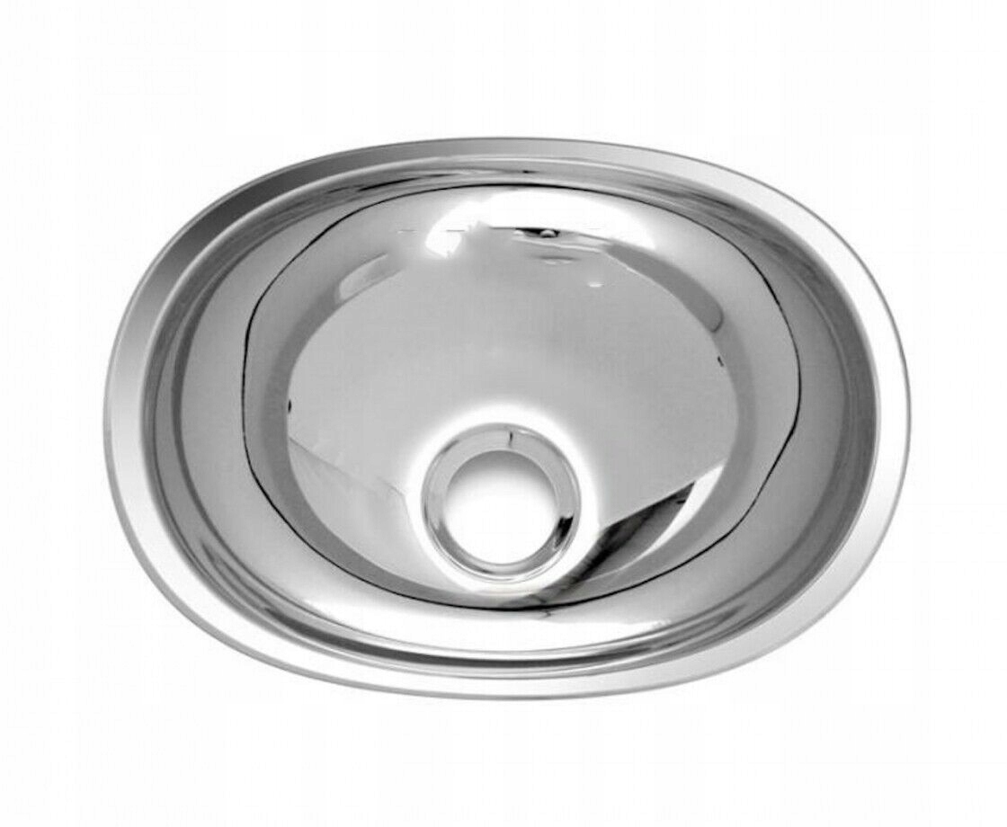 UMYWALKA STALOWA OKRAGLA OVAL S