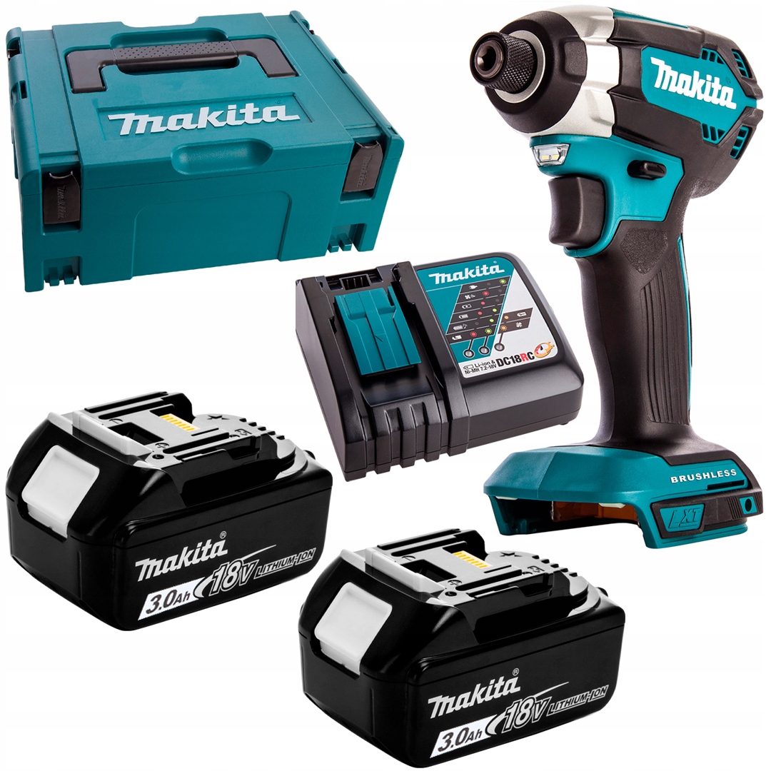 Bezszczotkowa zakrętarka udarowa 18V Lxt 170Nm 1/4 2x3Ah Makita DTD153RFJ