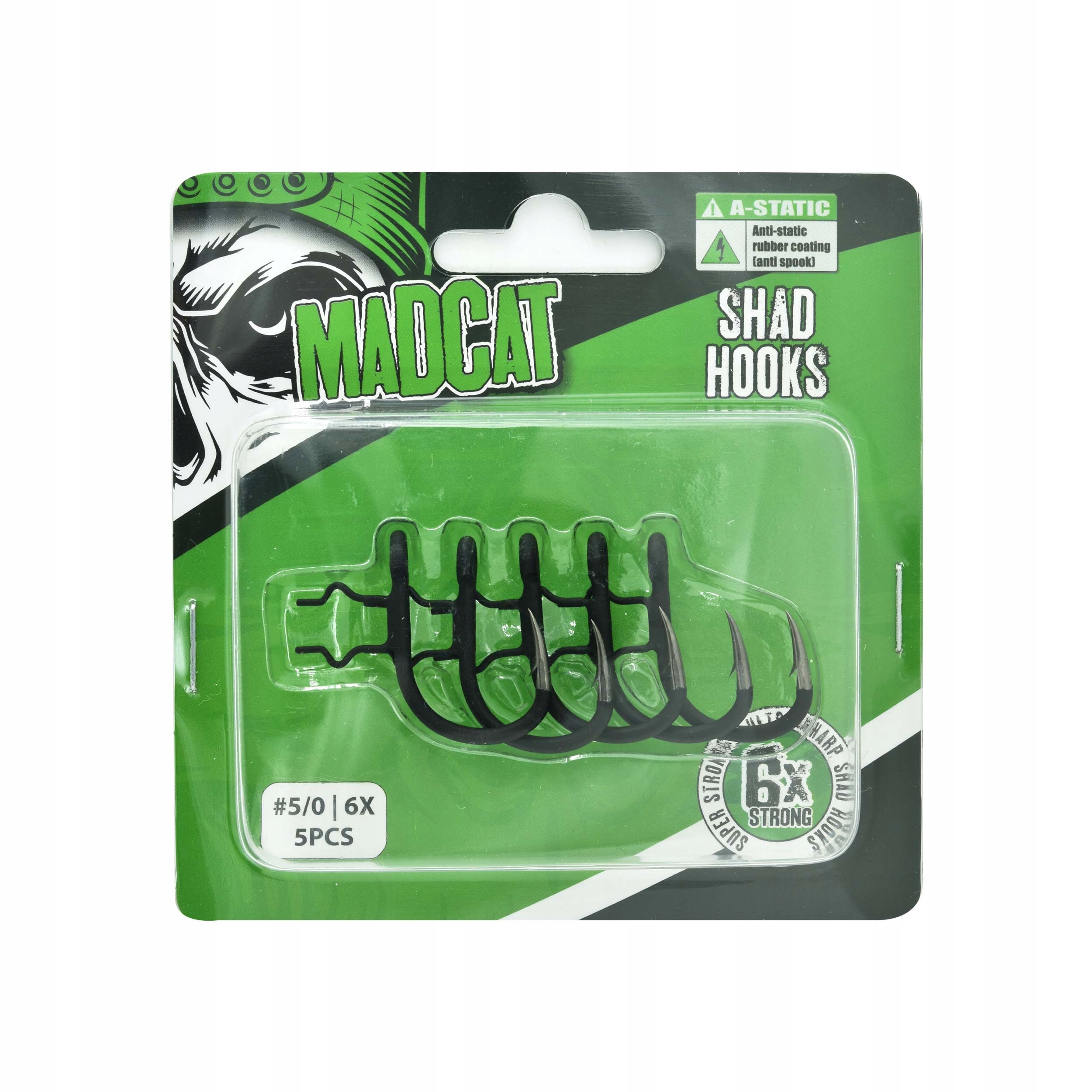 Haki sumowe Dam MadCat A-Static Shad 6X rozmiar 5/0 5szt.