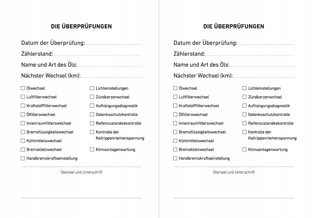 BMW SERVICEBUCH książka serwisowa NIEMIECKA Marka BMW