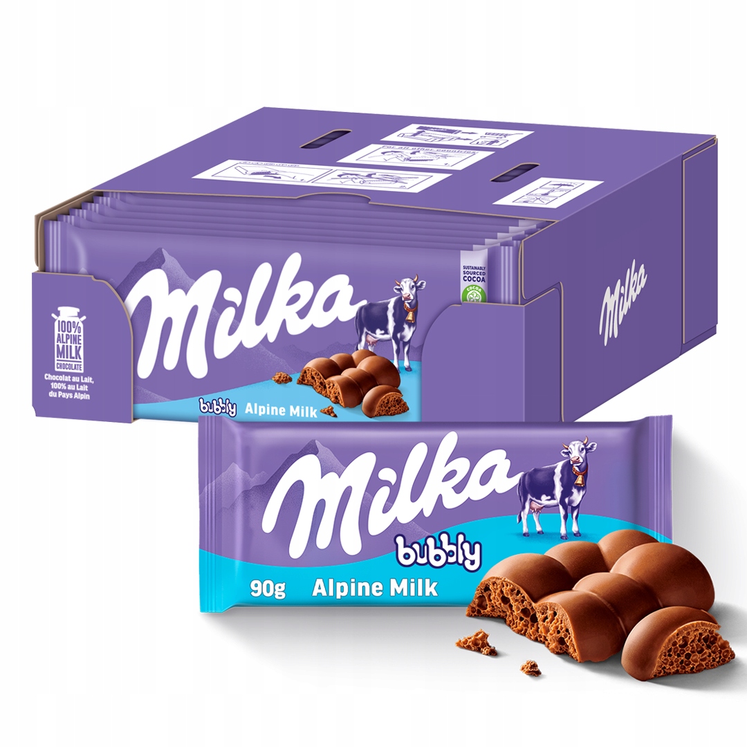 Levně Mléčná Čokoláda Milka 90 g x 14 kusů