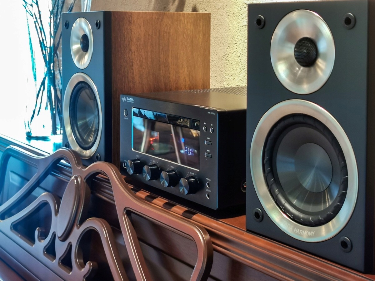 ZESTAW STEREO TAGA HTR-1000CD v2 + TAGA TAV-607F Model HTR-1000CD