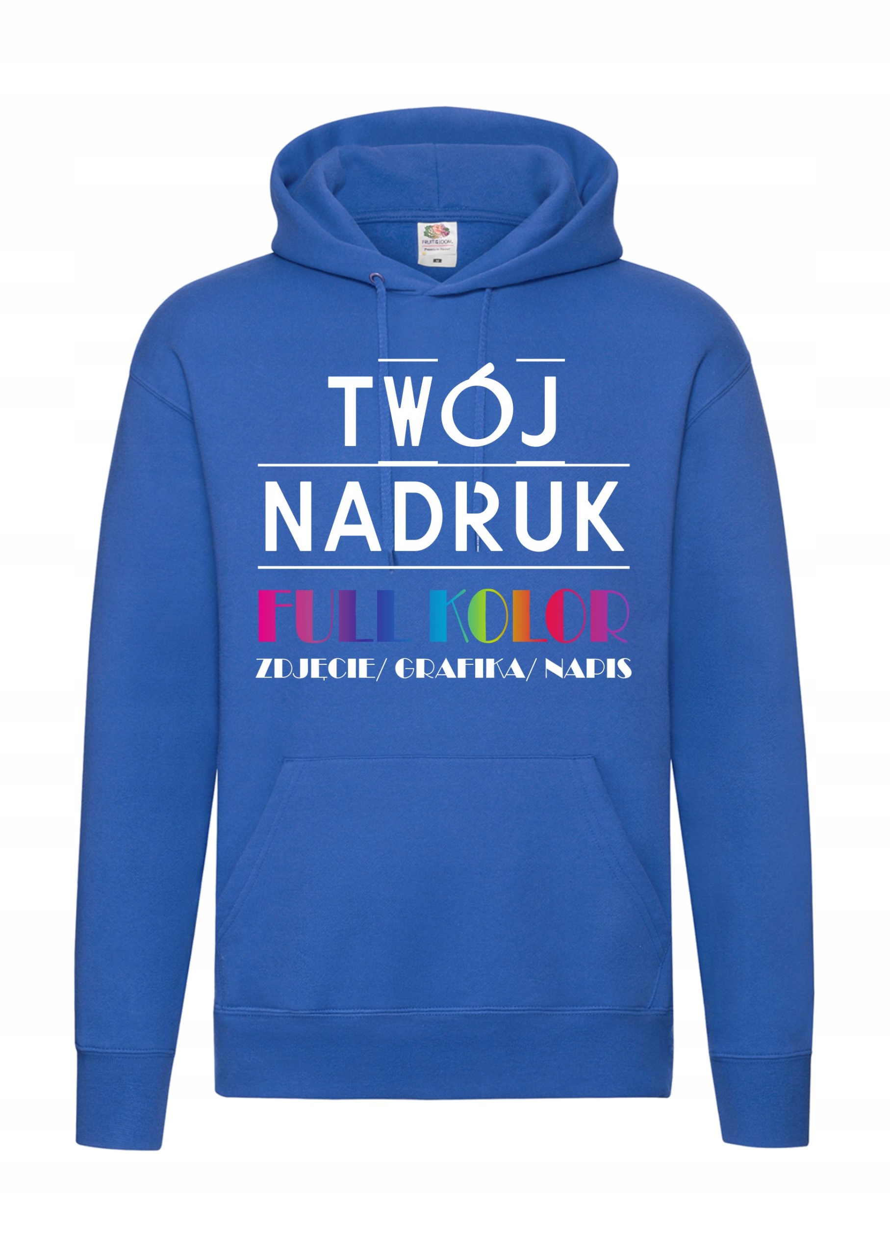 

Bluza męska kangurek Premium Z Własnym Nadrukiem