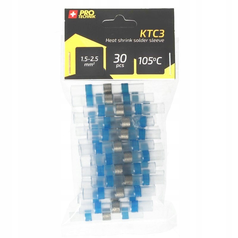 Koszulka Rurka Termokurczliwa Cyna 1.5-2.5mm 30pcs niebieskie