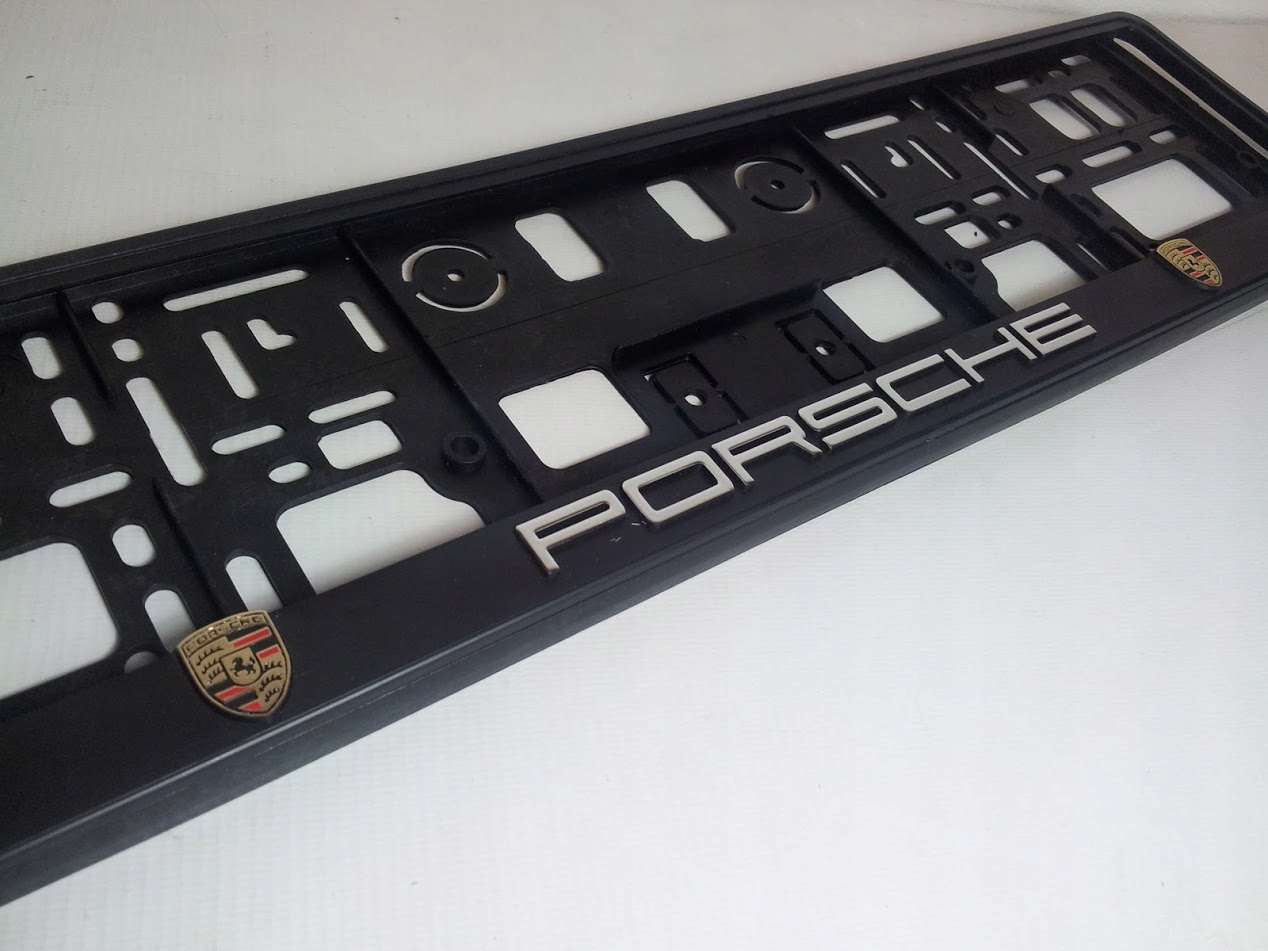 Ramka Rejestracyjna Porsche 3D V2 Nowa Wersja V2