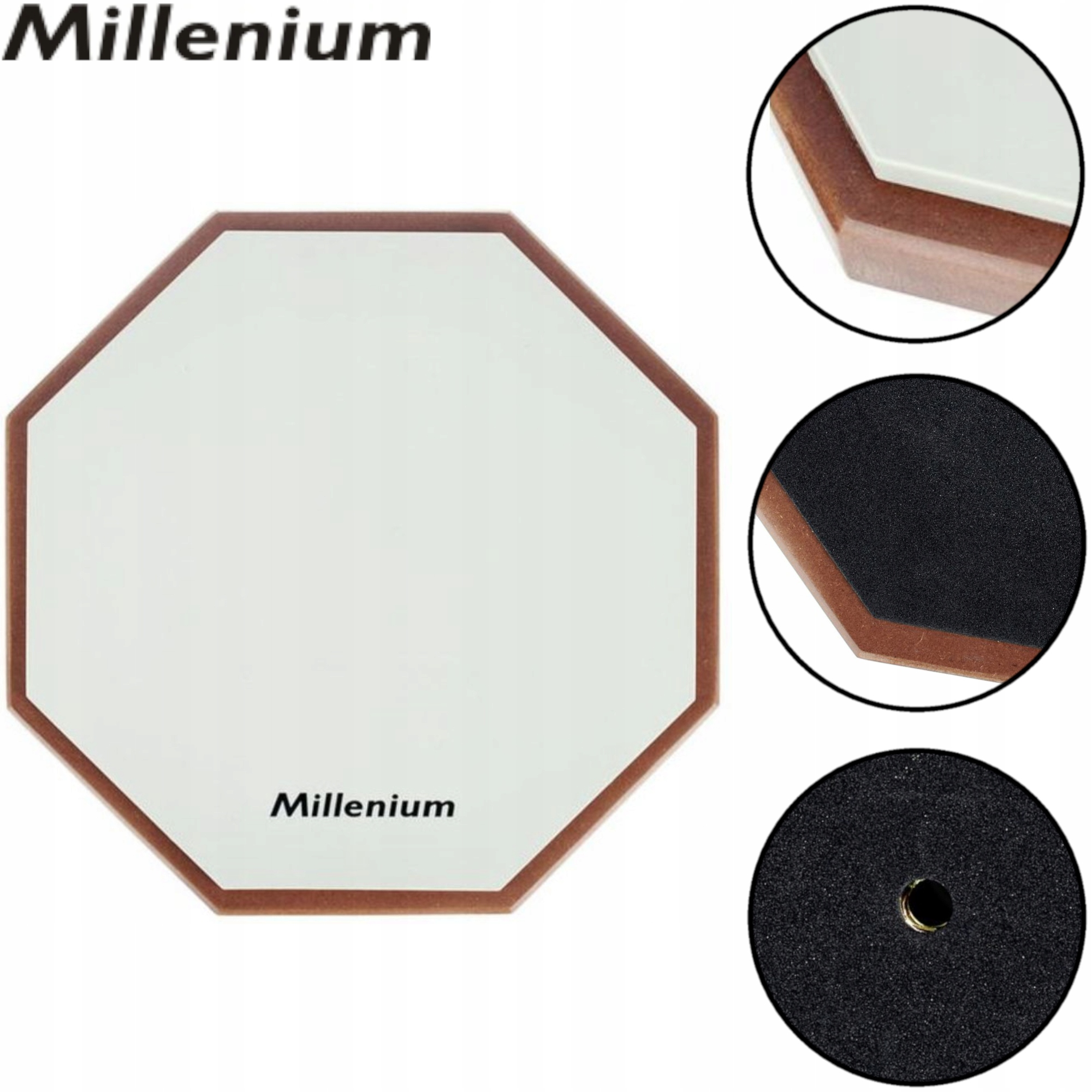 12'' True Stroke Practice Pad do ćwiczeń montowany na statywie Millenium