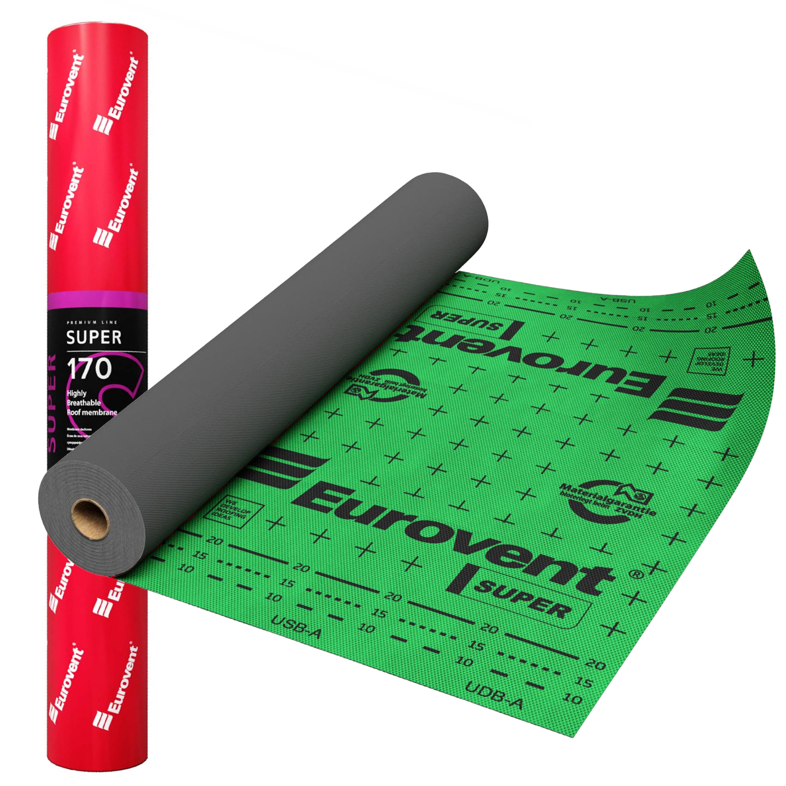 Membrana dachowa wysokoparoprzepuszczalna 170g 75m2 Eurovent