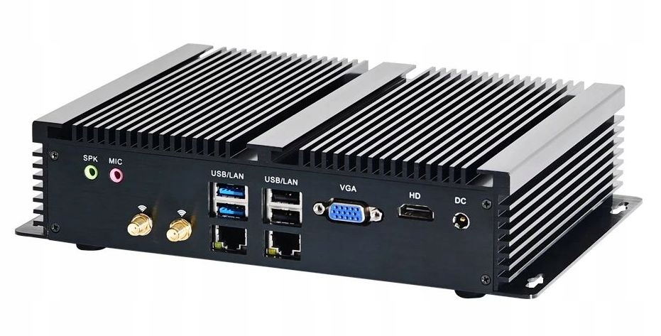 Przemysłowy mini PC/HTPC i7-8550U 16/128 Intel WIN
