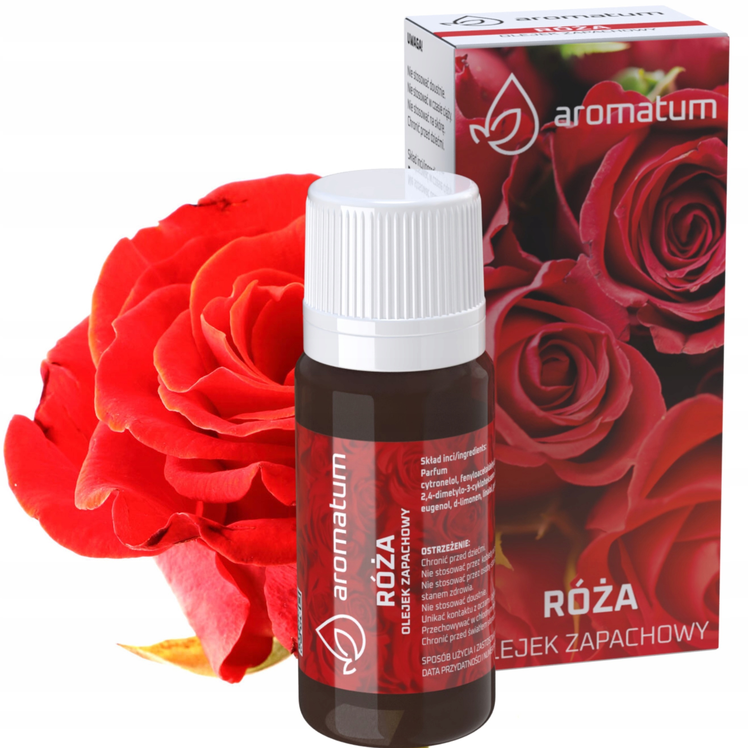 

Olejek zapachowy Aromatum Róża 12ml Spokój Kominek
