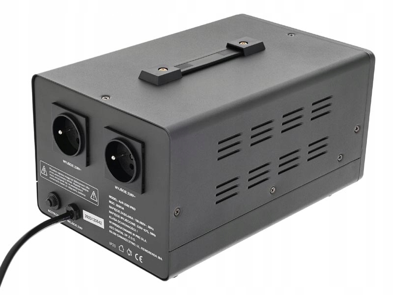 Стабілізатор напруги AVR-2000 PRO 2000VA 1200W AZO Digital Sinus Brand AZO Digital