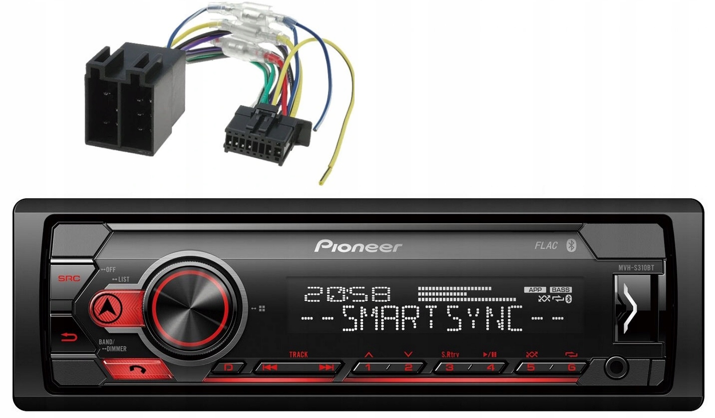 Pioneer MVH-S320BT autorádio Aux Usb MP3 Bluetooth 4x50W Mosfet