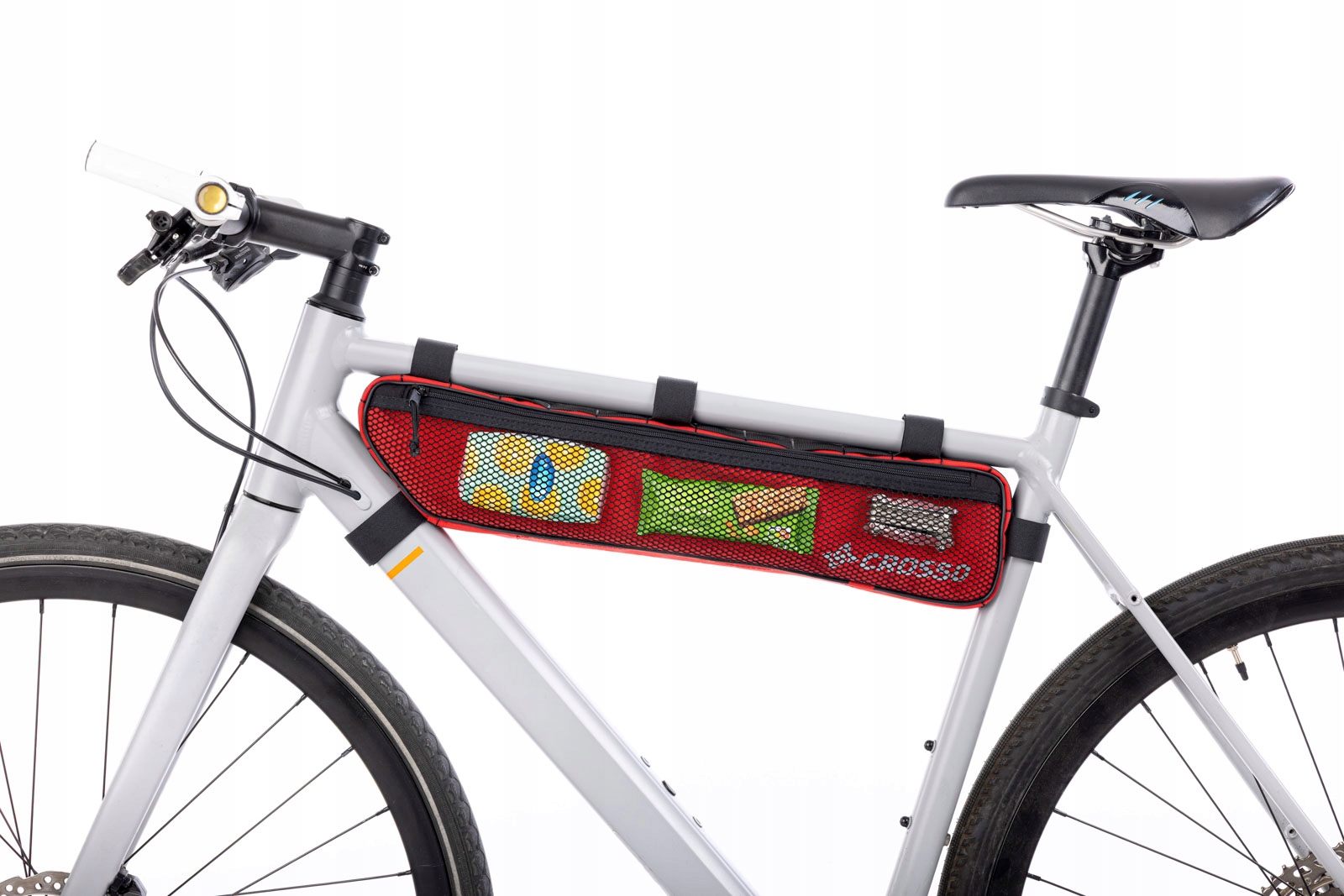 Cyklistická taška Crosso Zipper Plus XXL červená