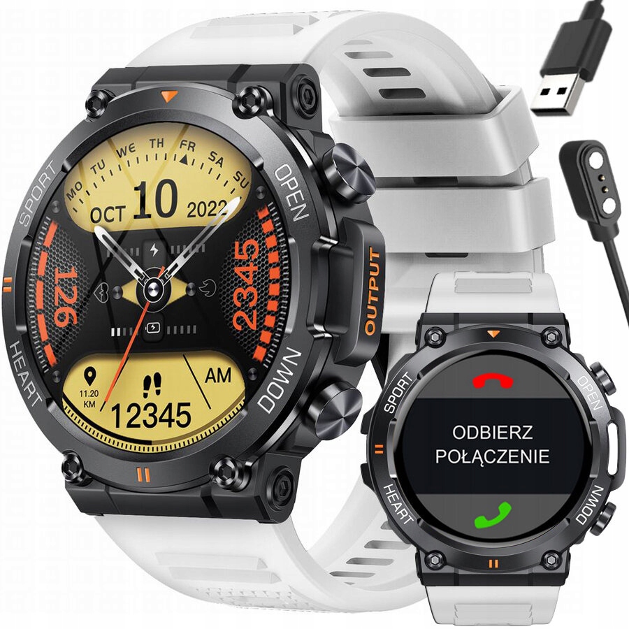 Pánsky Smartwatch Gravity GT7-6 Pro Uskutočňovanie Hovorov, Pulzný Oxymeter G