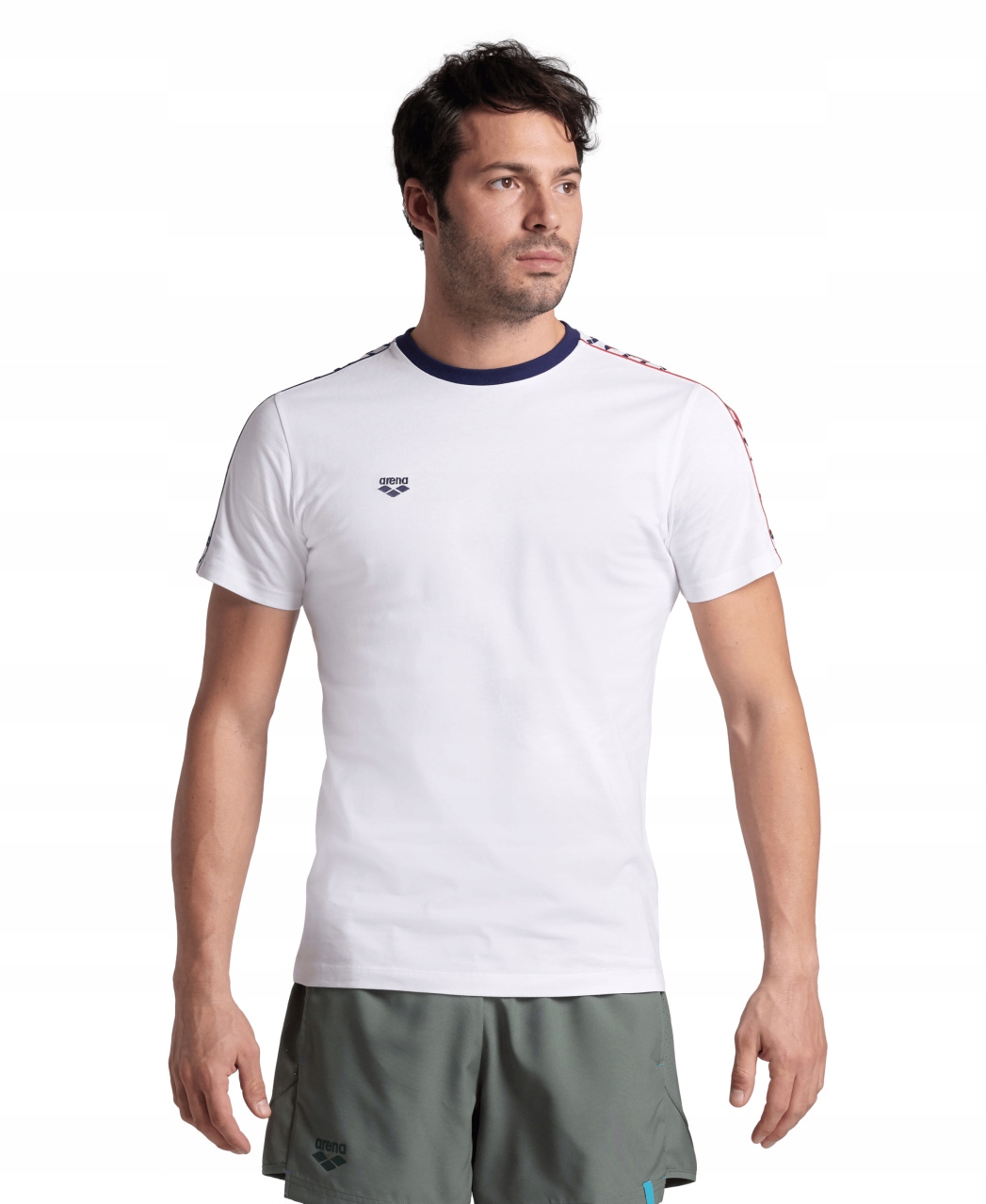 Tričko Arena T-shirt Team Og White-navy-multi Xs