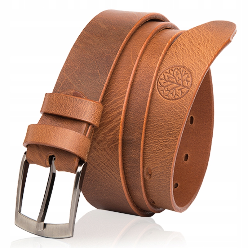 Pasek skórzany męski do garnituru mocna klamra odporny Betlewski