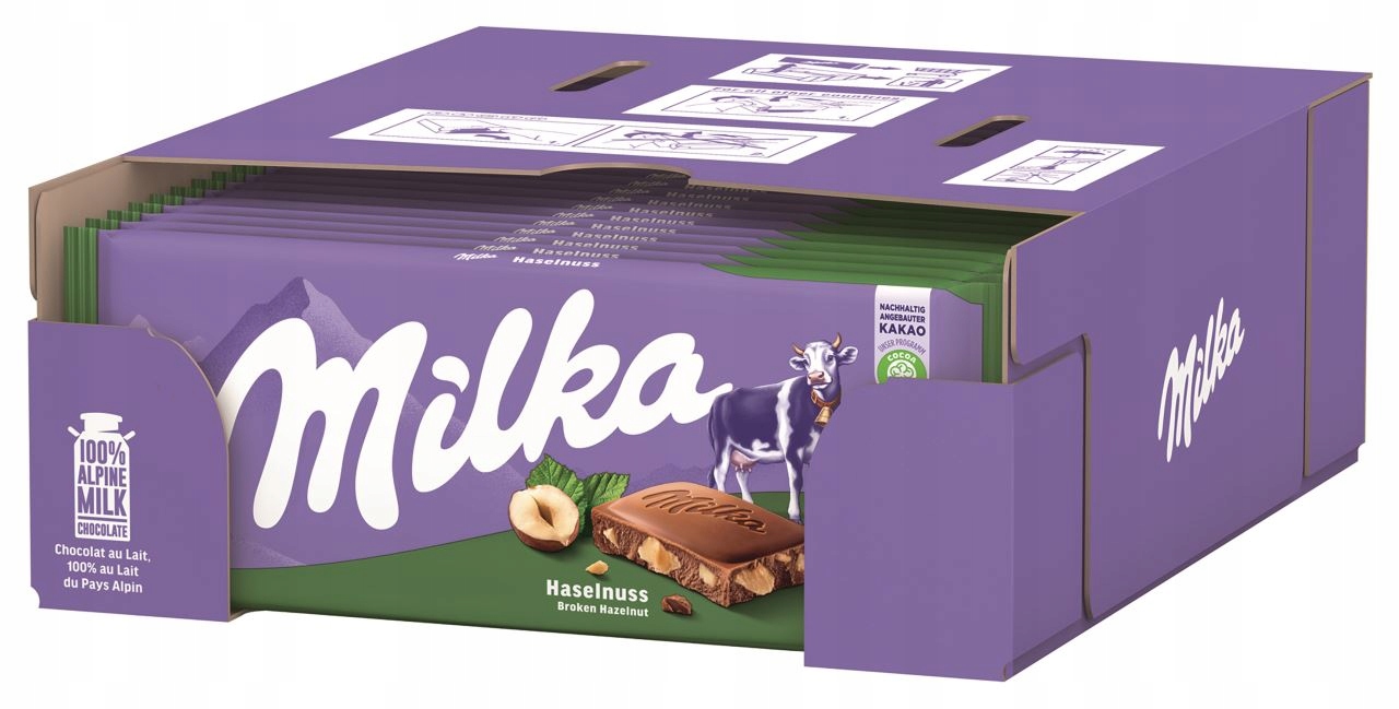 Milka Čokoláda Hazelnut 24x90g