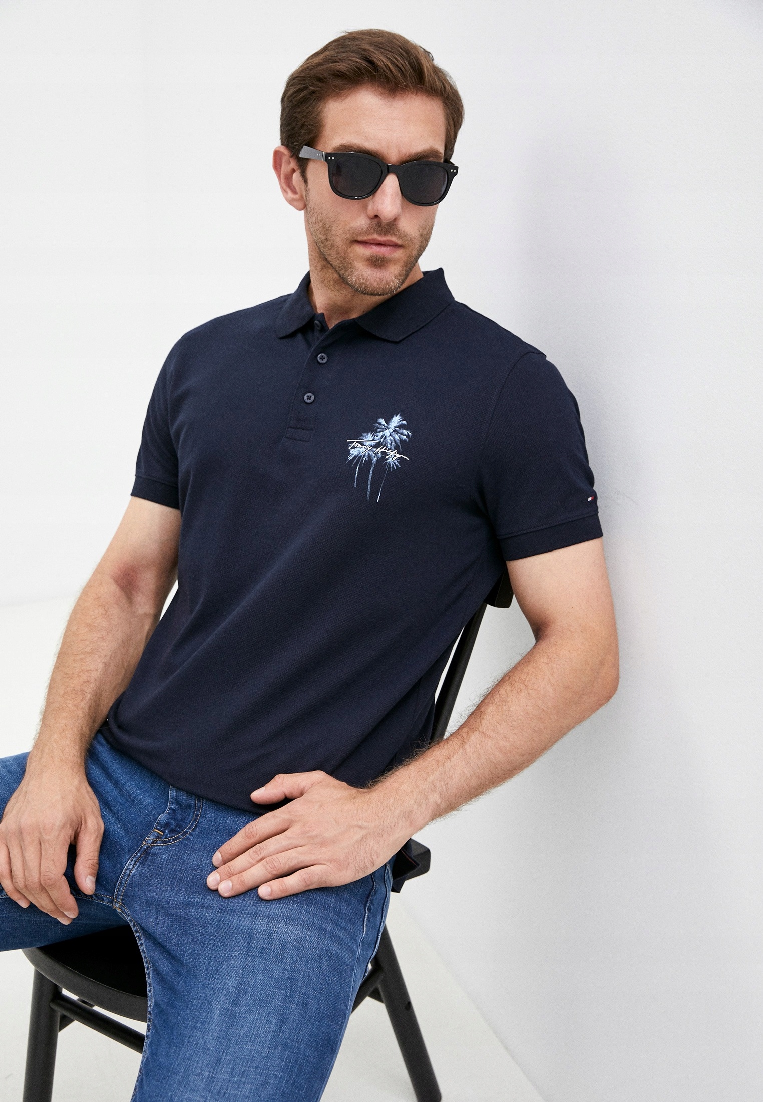 Tommy Hilfiger Polokošile Printed MW0MW19077 M