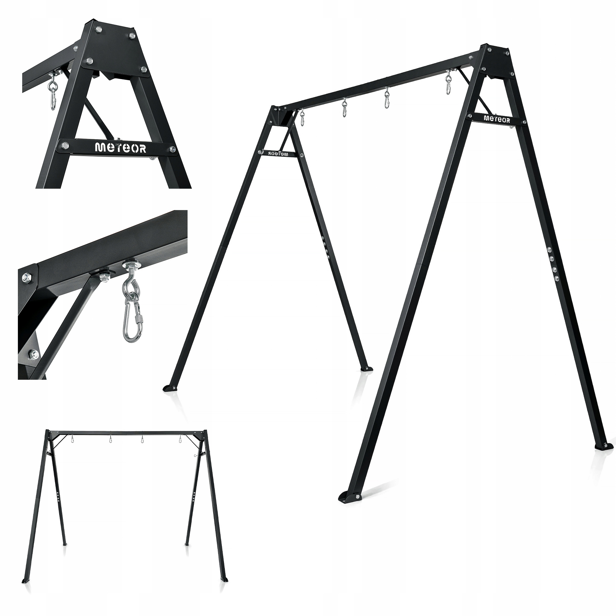 Rošt Na Záhradnú Hojdačku Sedadla Hamaka Dvojitý Oceľový Meteor do 200 kg