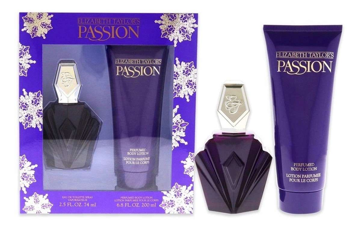 Elizabeth Taylor Passion sada toaletní voda 74 ml tělový balzám 200 Ml
