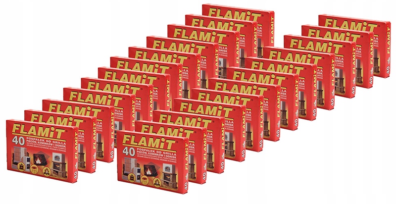 

Podpałka rozpałka do kominka grilla 24opakowania